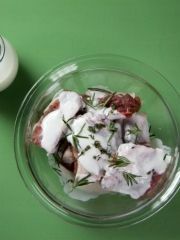 Приготовление блюда по рецепту - Ребрышки в йогуртово-винном соусе. Шаг 1