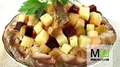 Винегрет со скумбрией Винегрет со скумбрией