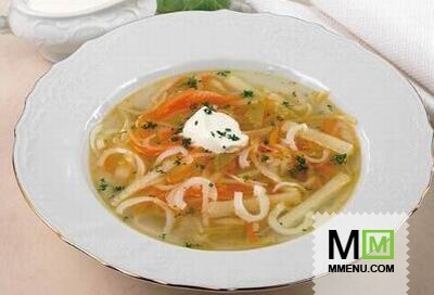 Рассольник с морепродуктами Рассольник с морепродуктами