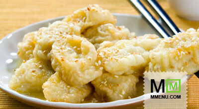 Бананы в кляре с медом Бананы в кляре с медом