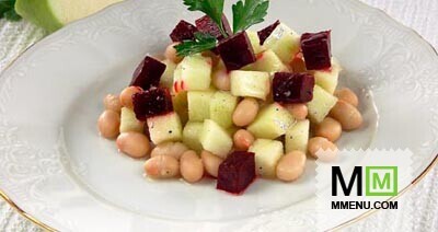 Салат из фасоли с яблоками Салат из фасоли с яблоками
