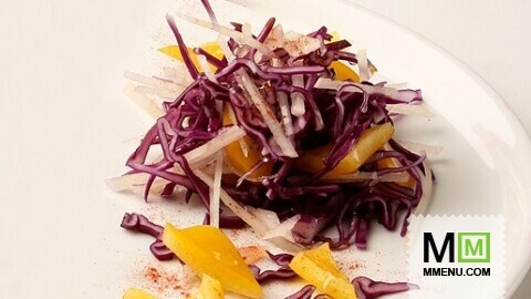 Салат с краснокочанной капустой Салат с краснокочанной капустой