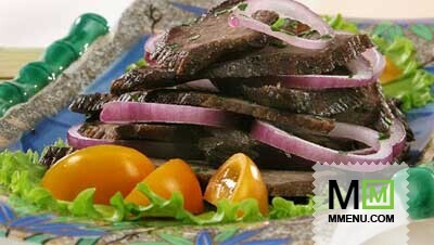 Салат из баранины с луком Салат из баранины с луком