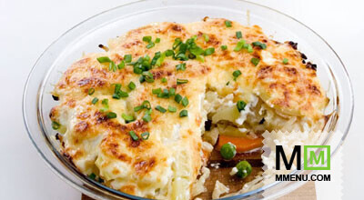 Картофельная запеканка с овощами Картофельная запеканка с овощами