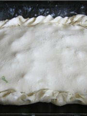 Приготовление блюда по рецепту - Тонкий пирог с капустой. Шаг 7