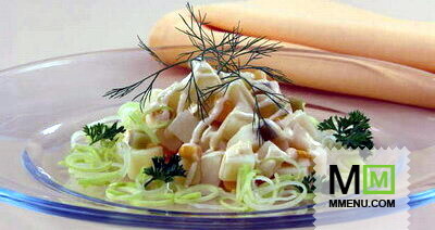 Салат с кукурузой и картофелем Салат с кукурузой и картофелем
