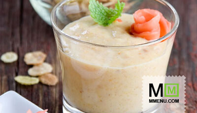 Смузи из кураги с маринованным имбирем Смузи из кураги с маринованным имбирем