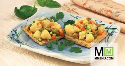 Тосты с овощами Тосты с овощами