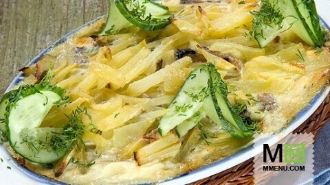 Кугель с рыбой Кугель с рыбой