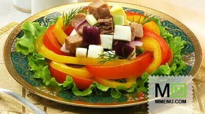 Салат из печени трески (2)