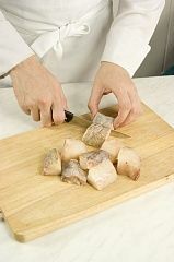 Приготовление блюда по рецепту - Рыбный шашлычок. Шаг 1