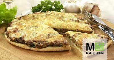 Пицца с грибами и сыром Пицца с грибами и сыром