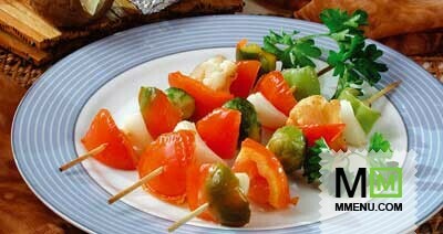Рецепт - Шашлык из овощей