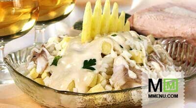 Салат рыбный по-шотландски Салат рыбный по-шотландски