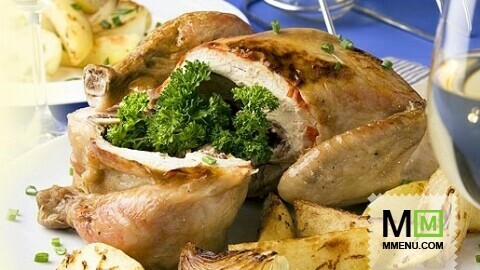 Пикантная курица с картофелем