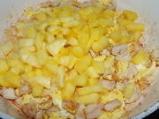Приготовление блюда по рецепту - Тайский рис с креветками запеченный в ананасе. Шаг 10