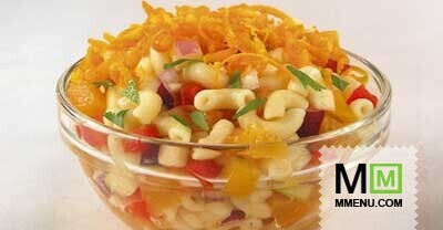 Салат с «рожками» по-креоль Салат с «рожками» по-креоль