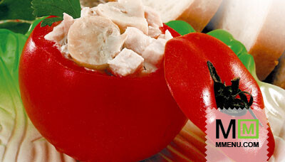 Помидоры, фаршированные мясом и грибами Помидоры, фаршированные мясом и грибами