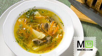 Суп с мясом и картофелем Суп с мясом и картофелем