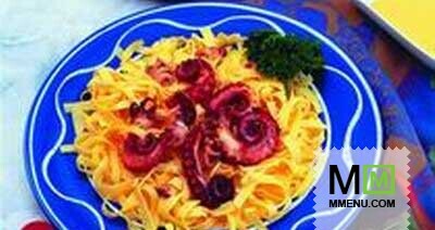 Паста с осьминогами Паста с осьминогами