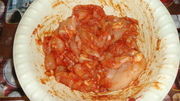 Приготовление блюда по рецепту - Куриное филе в томатном соусе. Шаг 2