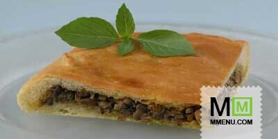 Пирог с солеными грибами Пирог с солеными грибами
