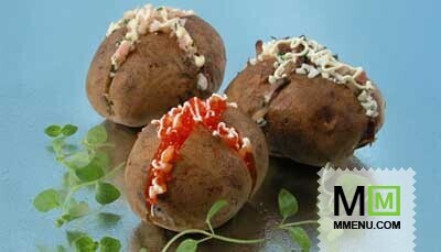 Печеный картофель ассорти Печеный картофель ассорти