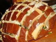 Приготовление блюда по рецепту - Праздничный хлеб с сыром и грибами. Шаг 5