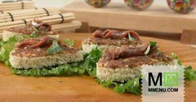 Бутерброды с анчоусами Бутерброды с анчоусами
