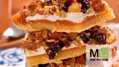 Пирожные с орехами и сухофруктами Пирожные с орехами и сухофруктами