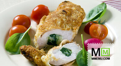 Куриные грудки фаршированные моцареллой Куриные грудки фаршированные моцареллой