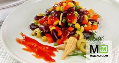 Салат с кукурузой по-мексикански