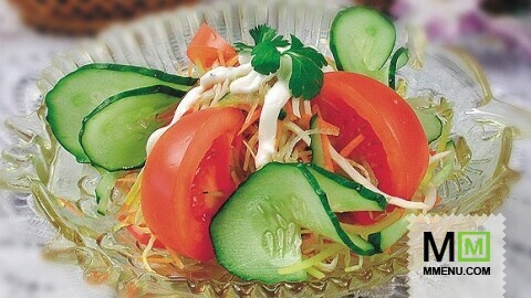 Салат из сырых овощей