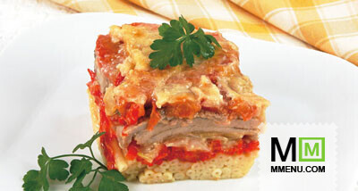 Запеканка с макаронами и мясом Запеканка с макаронами и мясом