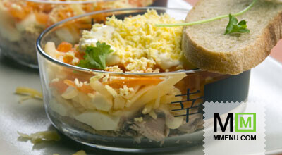 Салат из горбуши с морковью и сыром Салат из горбуши с морковью и сыром
