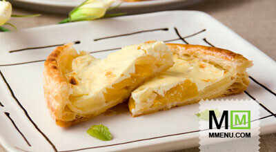 Пирог с персиками и ананасами Пирог с персиками и ананасами