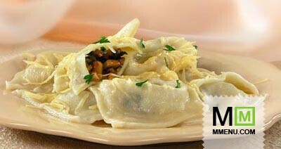 Равиоли с лисичками Равиоли с лисичками
