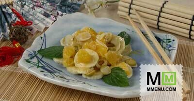 Салат фруктовый с оливками Салат фруктовый с оливками