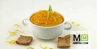 Морковный суп с имбирем