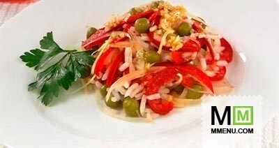 Салат из сладкого перца с рисом Салат из сладкого перца с рисом
