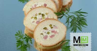 Бутерброд-рулет с мясом Бутерброд-рулет с мясом