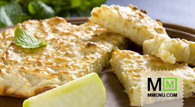 Яблочный пирог с орехами Яблочный пирог с орехами