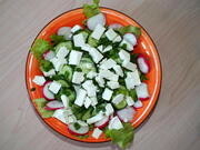 Приготовление блюда по рецепту - Витаминный салат - рецепт от Tamara. Шаг 4