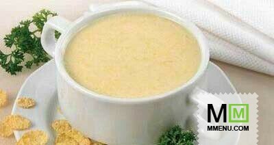 Суп-пюре из консервированной кукурузы