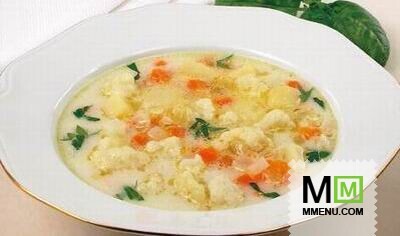 Суп картофельный с цветной капустой Суп картофельный с цветной капустой