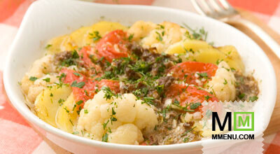 Мясная запеканка с овощами Мясная запеканка с овощами