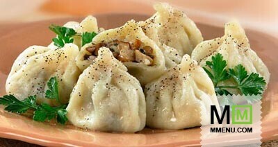 Хинкали с белыми грибами Хинкали с белыми грибами