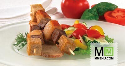Горячая закуска на шпажках Горячая закуска на шпажках