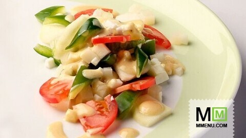 Картофельный салат с овощами Картофельный салат с овощами