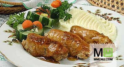 Свиной рулет с укропом Свиной рулет с укропом